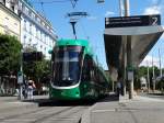 BVB Basel Be 6/8 Bombardier Flexity 2 5001 am 25.07.15 in Basel SBB