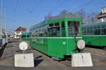 B 1437 wartet auf dem Hof des Depots Dreispitz auf den Abtransport nach Belgrad. Die Aufnahme stammt vom 03.12.2015.