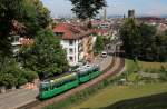 Basel Tw 465 + Bw 1472, Bruderholzweg, 25.06.2015.