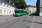 Basel BVB Tram 14 (SWP/SIG/BBC/Siemens Be 4/4 491) Steinenberg am 6.