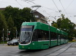 BVB - Tram Be 6/8 5020 unterwegs auf der Linie 8 in der Stadt Basel am 15.09.2016