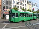 Triebwagen Be 4/4 500 bei der Haltestelle SBB Bahnhof am 29.04.2007