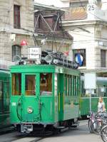 Olteimer Be 2/2 190 bei der am Sonntag Stattfindenden Stadtrundfahrten vor dem SBB Bahnhof in Basel am 29.04.2007 