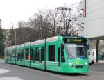 Combino Be 6/8 313 beim Messegelnde der Stadt Basel am 17.03.2007