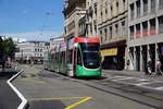 Wagen 5012 der Baseler Verkehrsbetriebe am 29.05.2017 am Hauptbahnhof Basel.