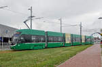 Be 6/8 Flexity 5031, auf der Linie 8, wendet in der Schlaufe in Weil am Rhein.