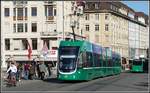 BVB Be 6/8 Flexity2 von Bombardier in Basel.(16.02.2019)