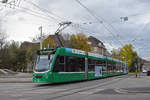 Be 6/8 Combino 311, auf der Linie 8, fährt zur Haltestelle Bahnhof SBB.