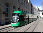 BVB - Tram Be 4/6 6014 unterwegs auf der Linie 15 in Basel am 22.02.2020