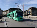 BVB - Tram Be 6/8  317 unterwegs auf der Linie 8 in Basel am 22.02.2020