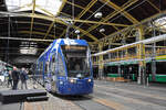 Am 22.10.2021 wird im Depot Wiesenplatz das Roger Federer Tram vorgestellt.