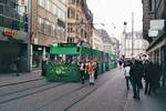 Basel Fasnacht 2011_Die Basler haben (wie die meisten Schweizer) eine besondere Affinität zu ihrer Straßenbahn (zu ihrem Drämmli), wie es sich alle Jahre auch bei den