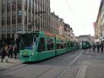 Schweiz,Basler Tram Be 6/8  Combino  am 11.03.02