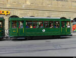 BVB - Trambeiwagen  B 423 unterwegs in der Stadt Basel am 22.05.2022