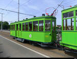 BVB - Trambeiwagen  C 702 unterwegs in der Stadt Basel am 22.05.2022