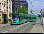 BVB - Be 6/8  319 unterwegs auf der Linie 8 in Basel am 10.05.2022