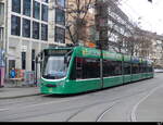 BVB - Tram Be 6/8 307 unterwegs auf der Linie 8 in Basel am 19.03.2023