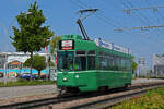 Be 4/4 480 fährt am 03.05.2023 mit der Fahrschule zur Haltestelle M-Parc.