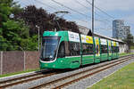 Be 6/8 Flexity 5016, auf der Linie 14, fährt am 17.07.2023 zur Haltestelle Kästeli.