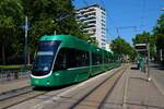 BVB Basel Bombardier Flexity Be6/8 Wagen 5003 am 11.07.23 in Basel 