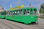 B4 1444, auf der Linie 2, wartet am 24.08.2011 an der Haltestelle Wettsteinplatz.