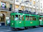 Oldtimer Strassenbahn Basel mit dem Be 2/2 190 unterwegs in Basel am 10.08.2008