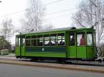 Museumsanhnger 371 auf einer Extrafahrt bers Bruderholz.