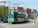 BVB - Tram Be 4/4 484 unterwegs auf der Linie 1 am 29.04.2010