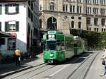 BVB - Tram Be 4/4 493 unterwegs auf der Linie 3 am 29.04.2010