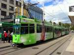 BVB - Tram Be 4/8 661 bei den Haltestellen vor dem SBB Bahnhof Basel am 02.05.2012