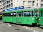 BVB - Trambeiwagen B 1452 unterwegs in Basel am 04.05.2012