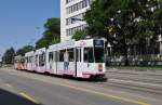 Vollwerbezug auf der Linie 17 an der Haltestelle Ciba.