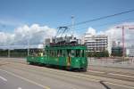 10 Jahre Oldtimer - Stadtrundfahrten 15.07.2012 Be 2/2 181 + C2 1045 auf der Dreirosenbrcke