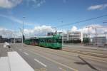 Be 4/4 489 + B4S 1491 auf der Dreirosenbrcke am 15.07.2012