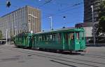 Extrafahrt mit dem Be 2/2 190 und dem B 1303 am Bahnhof SBB.