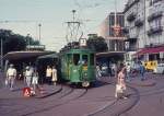 Basel BVB Tram 7 (Be 2/2) Centralbahnplatz am 29.