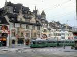 Basel BVB Tram 14 (D�wag/BBC/Siemens-GT6 Be 4/6 653) Barf�sserplatz am 29.