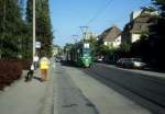 Basel BVB Tram 6 (Be 4/4 495) Baslerstrasse am 30.