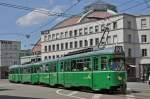 Be 4/6 639 zusammen mit dem Be 4/6 644 auf der Linie 2 fahren Richtung Bahnhof SBB.