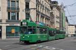 Be 4/6 S 80 zusammen mit dem B 1499 auf der Linie 2 fahren zur Haltestelle Markthalle.