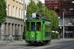 Be 2/2 163 auf dem Weg zu einer Extrafahrt Die Aufnahme stammt vom 27.06.2014.