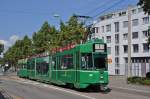 Be 4/6 S 684 zusammen mit dem B 1430 auf der Linie 1 fahren zur Haltestelle Birmansgasse.