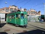 BVB - Be 2/2 190 auf einer Depotrundfahrt im Depot Wiesenplatz anlässlich der Vorstellung der neuen FLEXITY Trams fürs Publikum am 08.11.2014