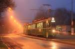 Basel Tw 460 mit Bw 1496 an der Endstelle Bruderholz, 25.11.2014.