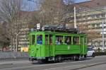 Be 2/2 126 fährt auf einer Extrafahrt zum Bahnhof SBB.