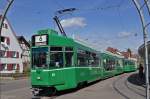 Be 4/6 S 672 zusammen mit dem B 1500 auf der Linie 6 stehen an der Endstation in Allschwil.