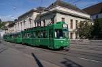 Am 17.08.2014 ist Be 4/4 479 mit den B4 1464 und 1451 auf dem Weg in Richtung Pratteln kurz vor der Haltestelle Bankverein unterwegs.