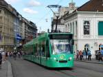 BVB Basel Be 6/8 Siemens Combino 311 am 25.07.15 in Basel Mittlere Brücke