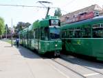 Basel BVB Tram 15 (SWP/SIG/ABB/Siemens Be 4/6S 676) Bruderholz am 3.