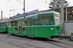 B 1505 S steht nach einer Bandagen Erneuerung auf dem Hof der Hauptwerkstatt.